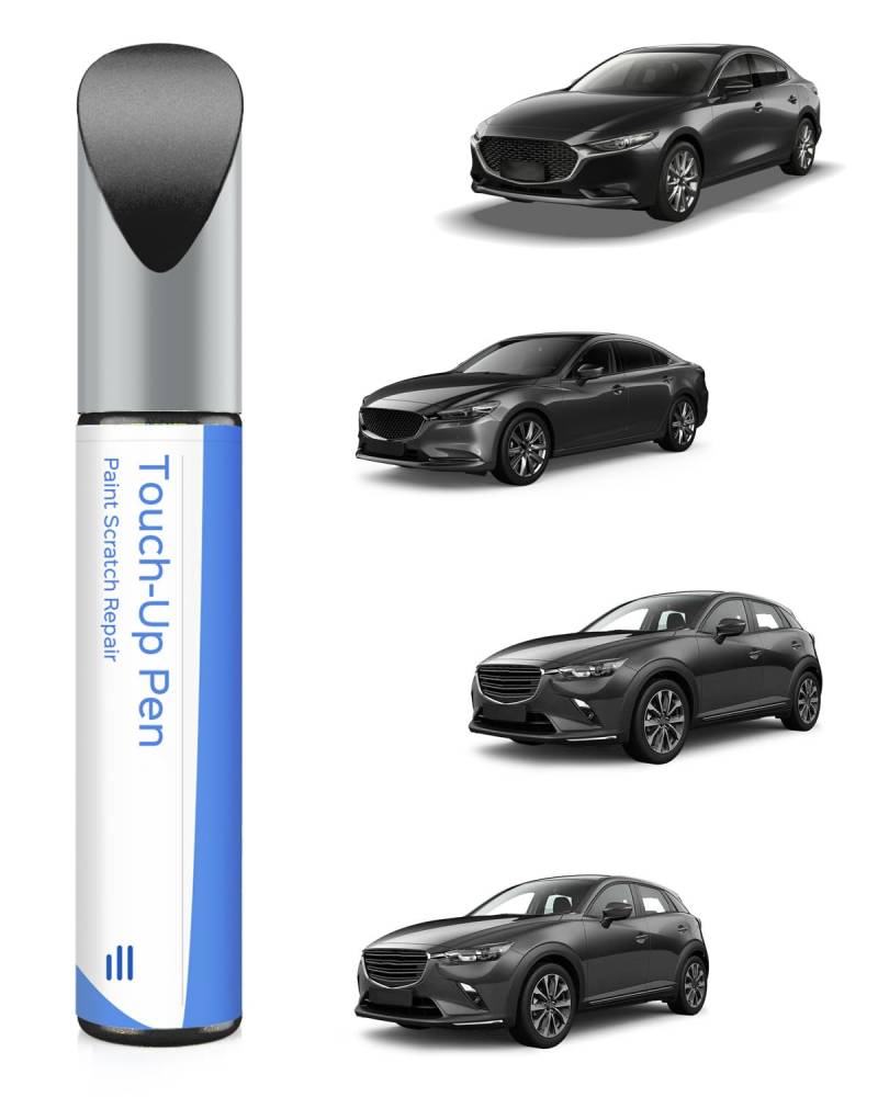 46G Machine Gray Metallic Lackstift für Mazda – Exakte Übereinstimmung für Chips und Kratzer von PARTS4EV