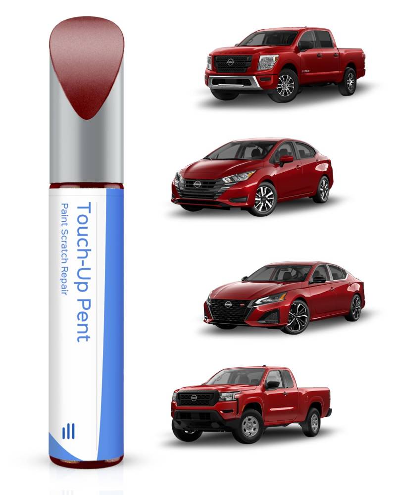 A20 Red Alert/Scarlet Red Lackstift für Nissan – Exakte Übereinstimmung für Chips und Kratzer von PARTS4EV