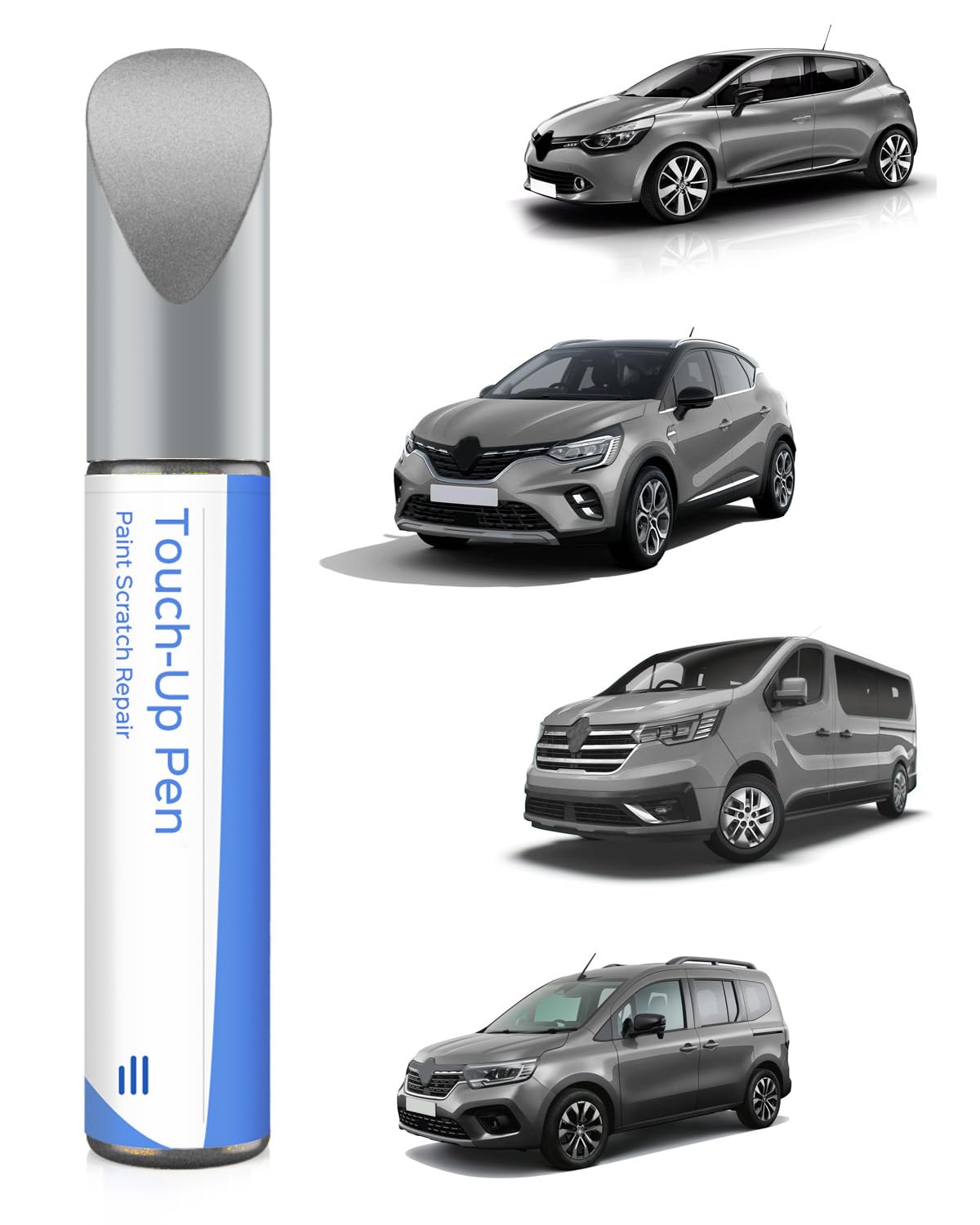 KQA Gris Highland Metallic/Highland-Grau Metallic Ausbesserungsfarbe für Renault Exakte Übereinstimmung – Ausbesserung von Kratzern und Abplatzungen KQA Gris Highland Metallic/Highland-Grau Metallic Ausbesserungsfarbe für Renault Exakte Übereinstimmung – Ausbesserung von Kratzern und Abplatzungen von PARTS4EV