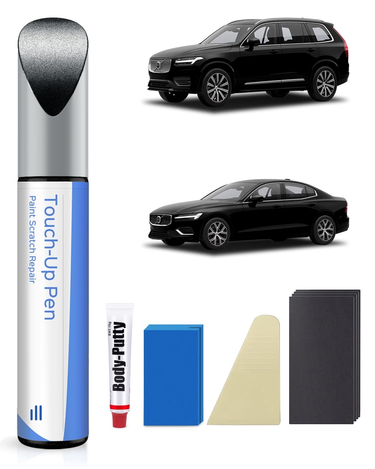 717 Onyx Black Metallic Nachbesserungslack Kompatibel mit Volvo Exakte Übereinstimmung für Chips und Kratzer 717 Onyx Black Metallic Nachbesserungslack Kompatibel mit Volvo Exakte Übereinstimmung für Chips und Kratzer von PARTS4EV