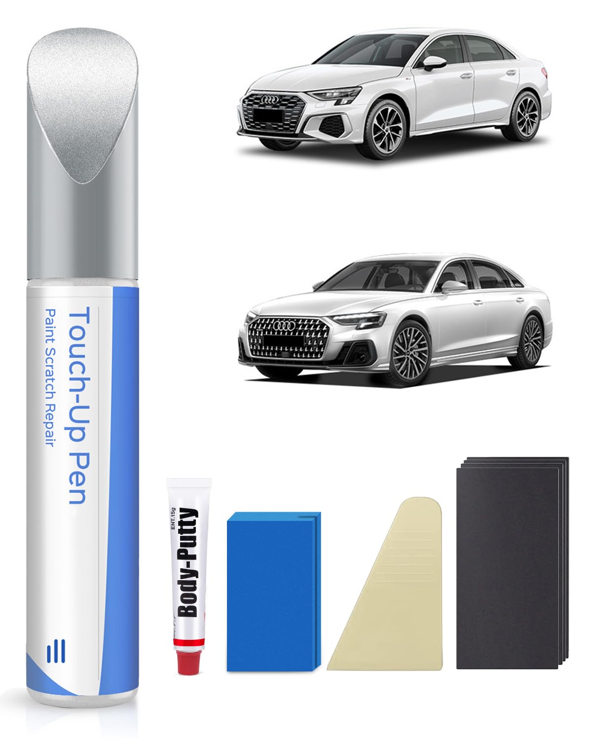 PARTS4EV LY9C Ibis Weiß Ausbesserungsfarbe Kit – Exakte Übereinstimmung für Audi – Ausbesserung von Kratzern und Abplatzungen PARTS4EV LY9C Ibis Weiß Ausbesserungsfarbe Kit – Exakte Übereinstimmung für Audi – Ausbesserung von Kratzern und Abplatzungen von PARTS4EV