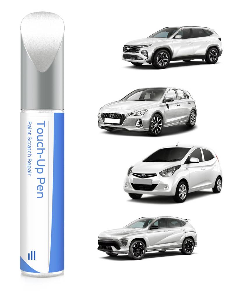 PARTS4EV PYW/PSW Polar White Ausbesserungsfarbe für Hyundai Exakte Übereinstimmung – Ausbesserung von Kratzern und Abplatzungen von PARTS4EV