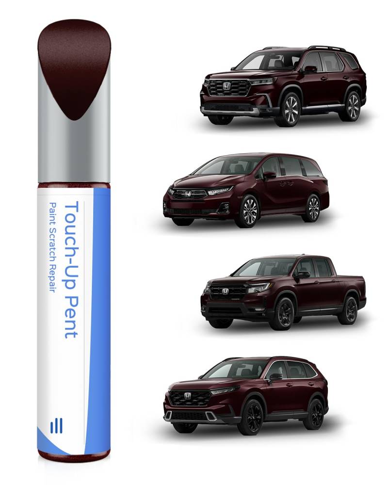 R-529P Dark Cherry Pearl Lackstift für Honda – Exakte Übereinstimmung für Chips und Kratzer von PARTS4EV