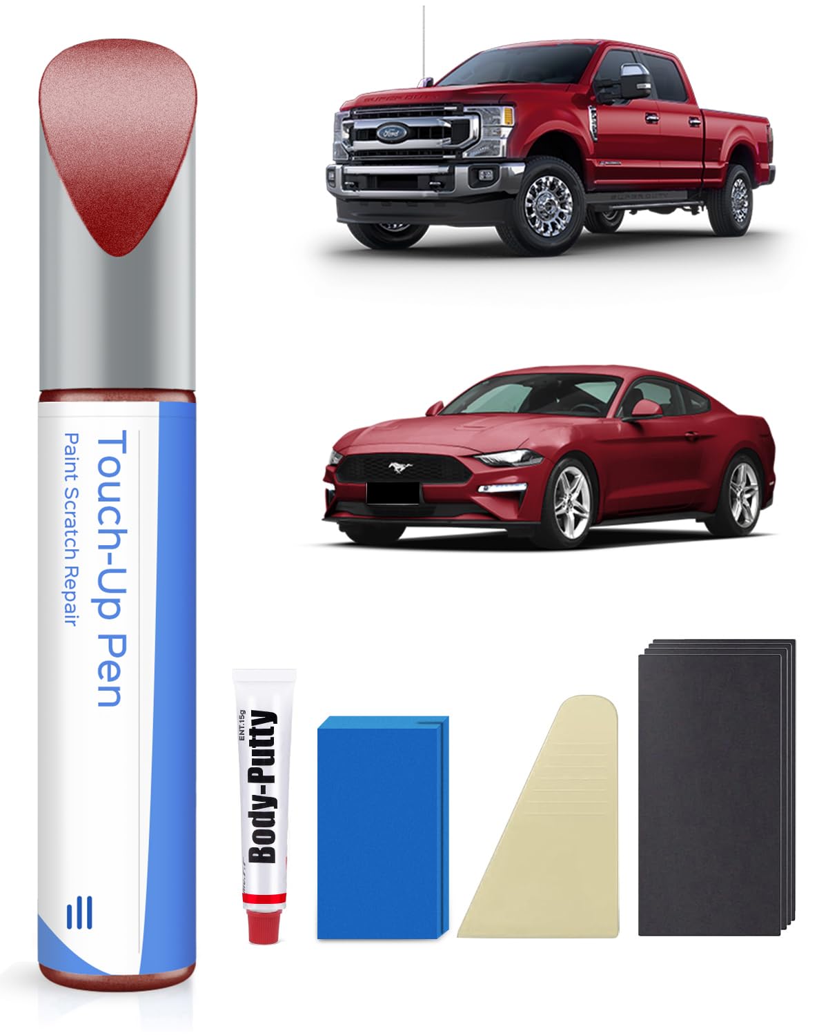 RR Ruby Red Metallic Tricoat Nachbesserungslack Kit Kompatibel mit Ford Exakte Übereinstimmung für Chips und Kratzer RR Ruby Red Metallic Tricoat Nachbesserungslack Kit Kompatibel mit Ford Exakte Übereinstimmung für Chips und Kratzer von PARTS4EV