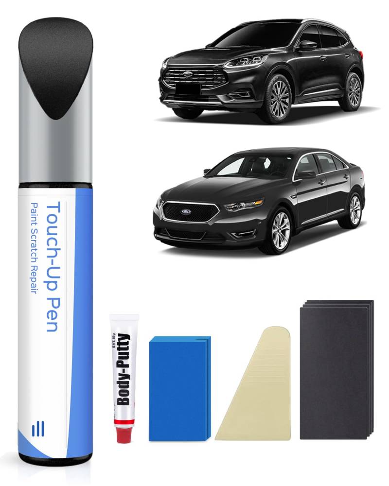 UH Tuxedo Black Nachbesserungslack Kit Kompatibel mit Ford Exakte Übereinstimmung für Chips und Kratzer von PARTS4EV