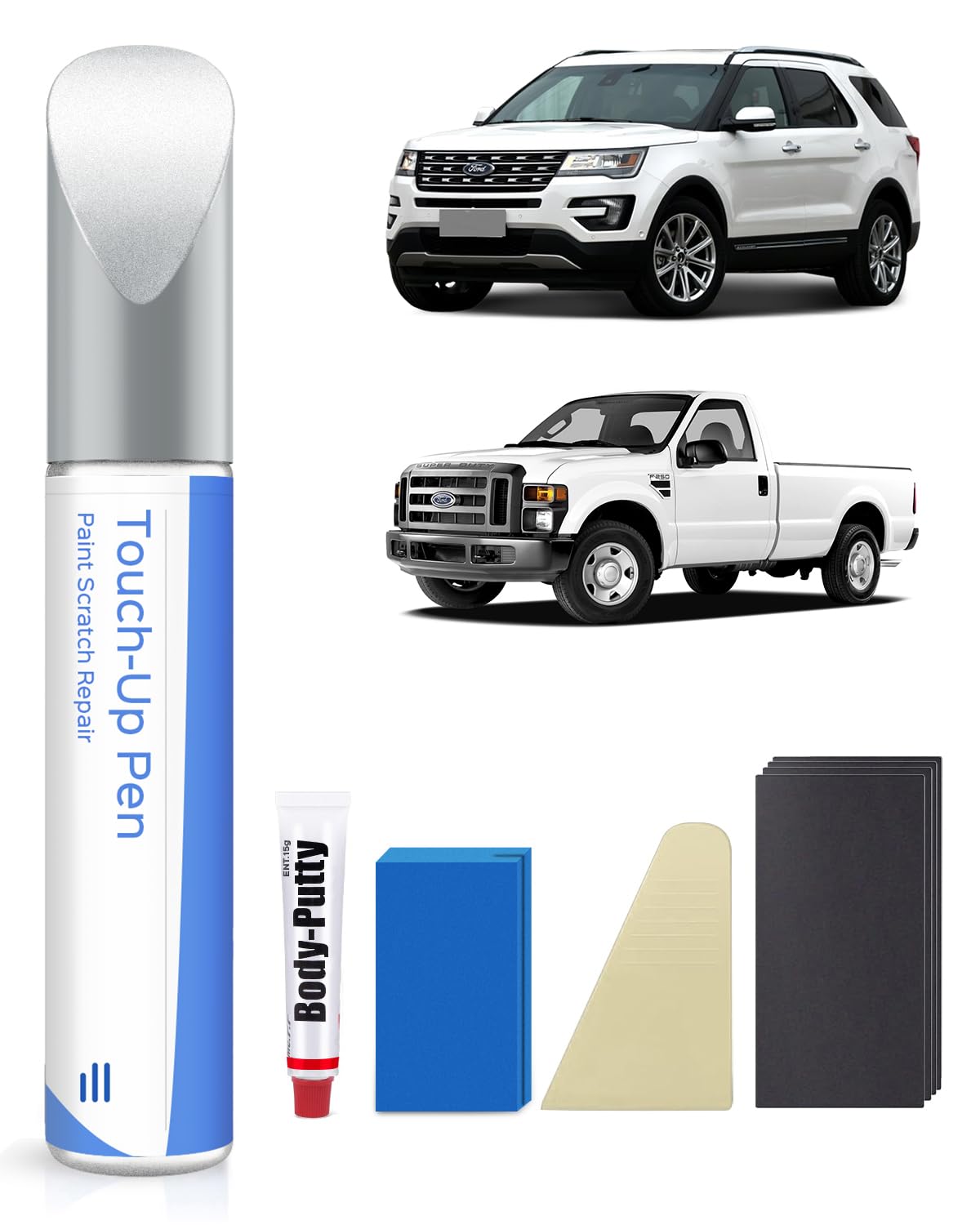YZ/Z1/M6887 Oxford White Nachbesserungslack Kit Kompatibel mit Ford Alle Model Exakte Übereinstimmung für Chips und Kratzer YZ/Z1/M6887 Oxford White Nachbesserungslack Kit Kompatibel mit Ford Alle Model Exakte Übereinstimmung für Chips und Kratzer von PARTS4EV