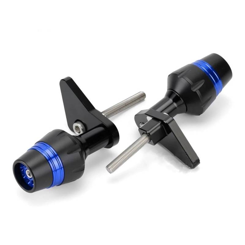 Motorrad Sturzbügel Motorradschutz Für Aprilia Für RSV4 Fabrik APRC 1100 RR RF Für Tuono V4R Rahmen Slider Crash Protector Motorrad Zubehör Spule Fallende Schutz Motorrad Statorschutz(Blue) von PASPRT