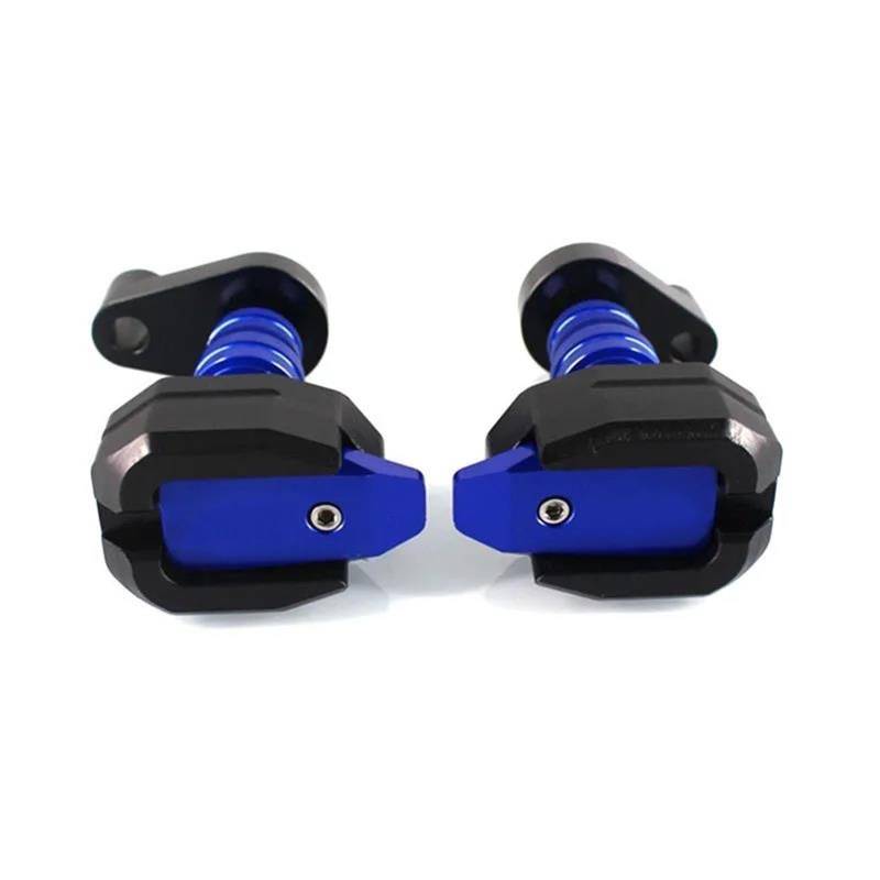 Motorrad Sturzbügel Motorradschutz Für YZF-R6 YZFR6 YZF R6 2003-2005 Motorradrahmen Slider Verkleidungsschutz Anti Crash Pad Protector CNC Fallschutz Motorrad Statorschutz(Blue) von PASPRT