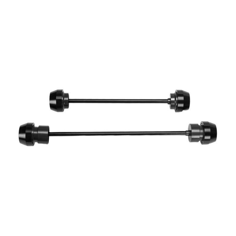 Motorrad Sturzbügel Motorradschutz Für YZF-R7 2021 2022 2023 Motorradzubehör Fallschutz Vorne Hinten Radachse Gabel Crash Protector Slider Standschraube Motorrad Statorschutz(Black) von PASPRT