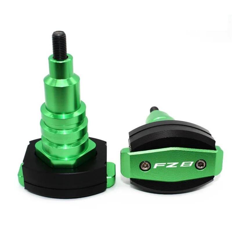 Motorrad Sturzbügel Motorradschutz Motorrad CNC Fallende Schutz Rahmen Slider Verkleidung Schutz Anti Crash Pad Protector Für FZ8 FZ 8 Für Motorrad Statorschutz(Green) von PASPRT
