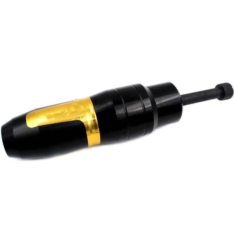 Motorrad Sturzbügel Motorradschutz Motorrad CNC Rahmen Crash Pads Auspuff Sliders Crash Protector Für AEROX155 AEROX 155 2015-2020 2019 2018 2017 Motorrad Statorschutz(1 Piece of Gold) von PASPRT