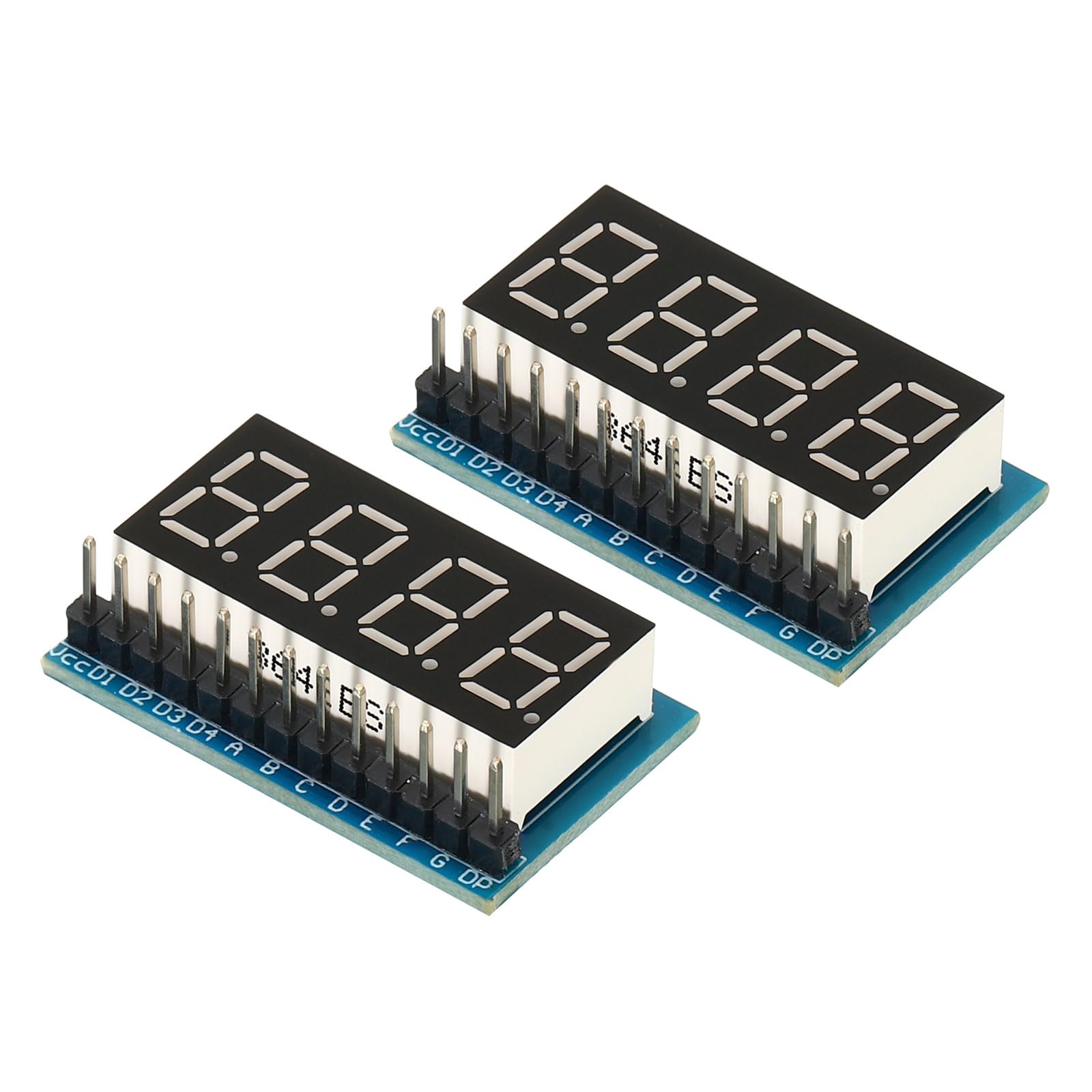 PATIKIL 0.36" 4 Digit LED Display Module 2Stk 3.5-5V 7 Segment Gemeinsame Anode LED Display Digital Rohr für Elektronische Steuerplatine 1.3 x 0.8 x 0.4" Rot PATIKIL 0.36" 4 Digit LED Display Module 2Stk 3.5-5V 7 Segment Gemeinsame Anode LED Display Digital Rohr für Elektronische Steuerplatine 1.3 x 0.8 x 0.4" Rot von PATIKIL
