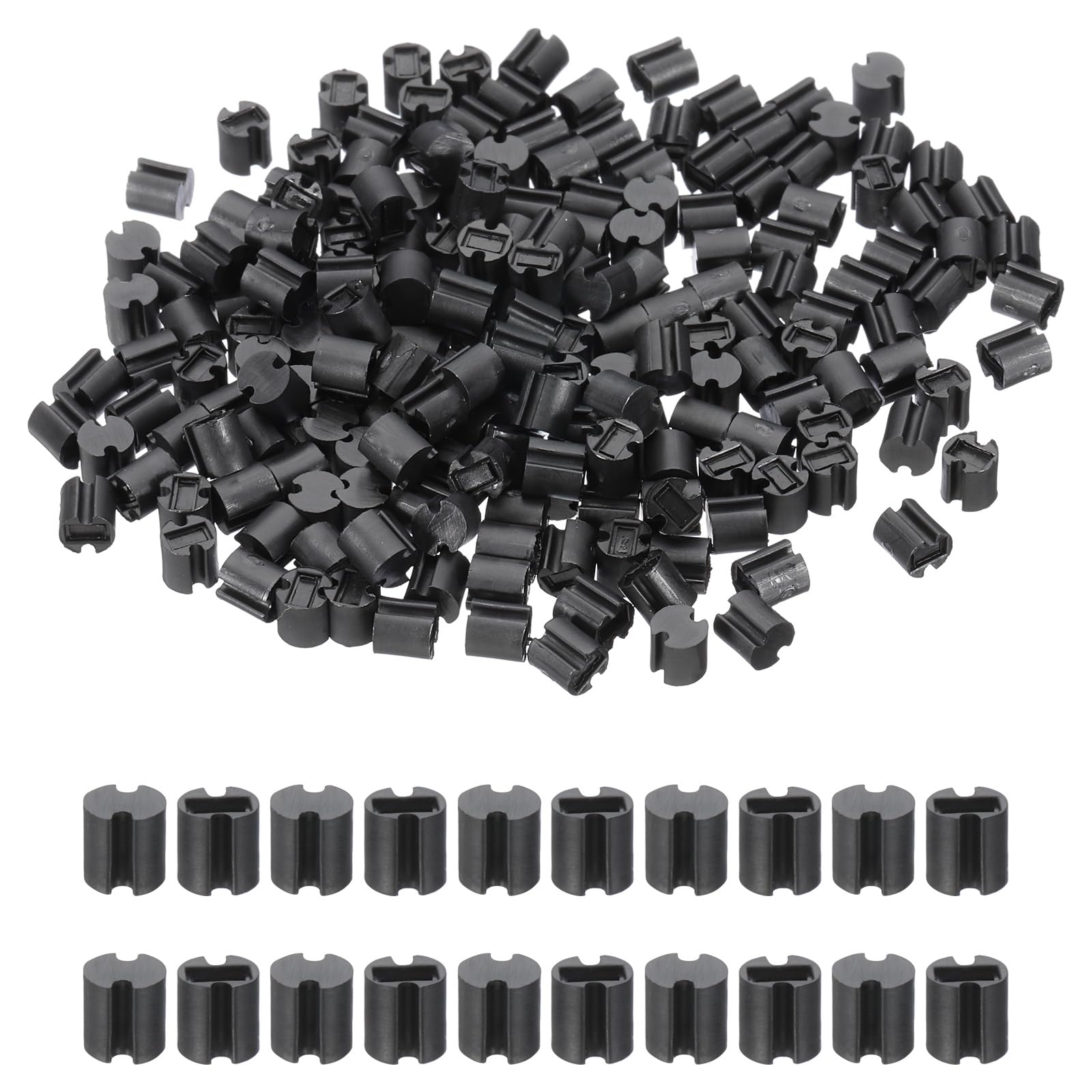 PATIKIL 200 Stück LED-Abstandshalter, 4 mm AD 4 mm Höhe Doppelpit-Nylon-Licht emittierende Diode Halter LED-Licht Isoliersäule PCB-Montagestütze für LED-Schutz Fixierung, Schwarz PATIKIL 200 Stück LED-Abstandshalter, 4 mm AD 4 mm Höhe Doppelpit-Nylon-Licht emittierende Diode Halter LED-Licht Isoliersäule PCB-Montagestütze für LED-Schutz Fixierung, Schwarz von PATIKIL