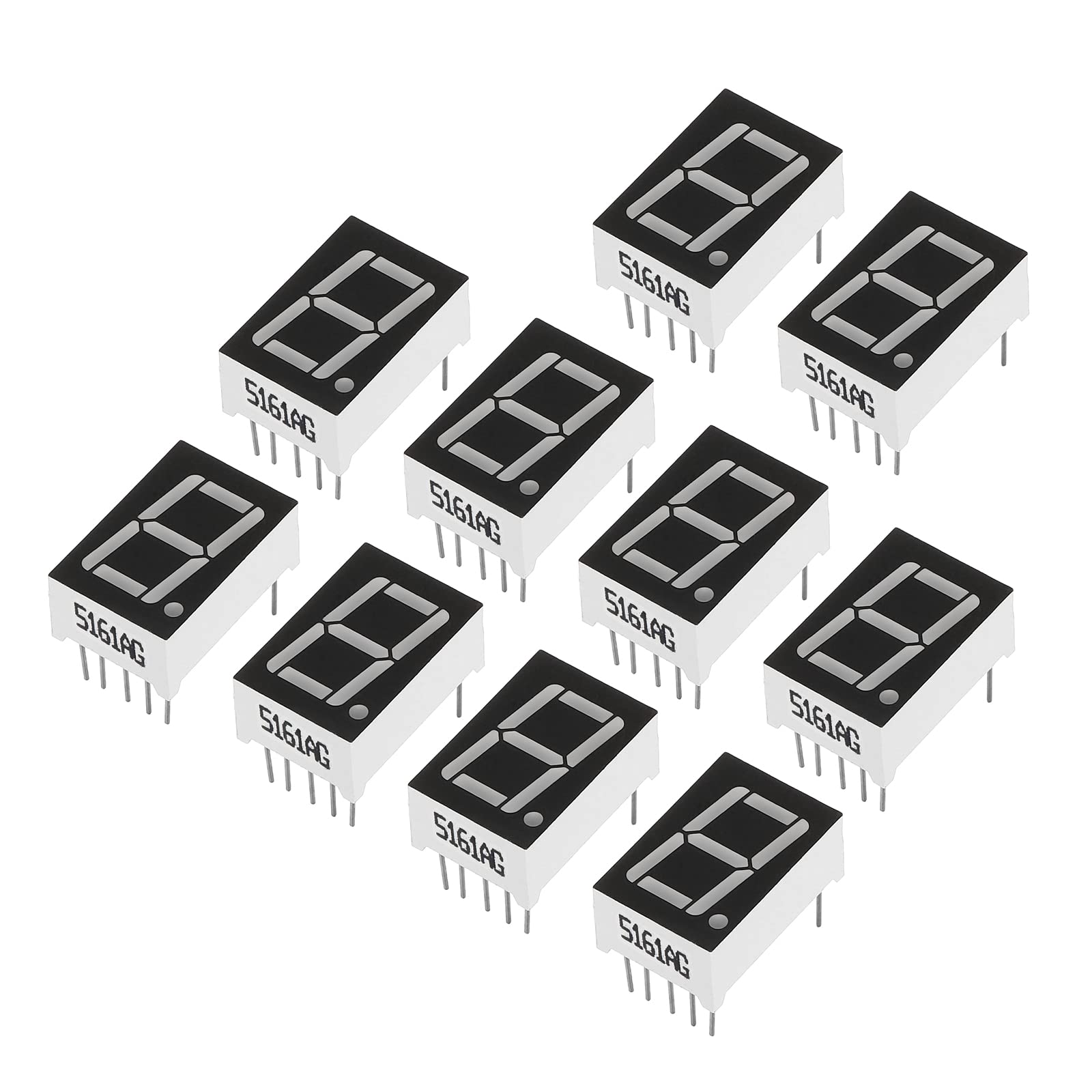 PATIKIL LED Anzeige Digitale Röhre 10 Pack Gemeinsame Kathode 7 Abschnitt 10 Pin 1 Bit 2.2V 0.56" Ziffer Höhe LED Anzeige für Elektronisch Fahrer Brett Gelb Grün PATIKIL LED Anzeige Digitale Röhre 10 Pack Gemeinsame Kathode 7 Abschnitt 10 Pin 1 Bit 2.2V 0.56" Ziffer Höhe LED Anzeige für Elektronisch Fahrer Brett Gelb Grün von PATIKIL