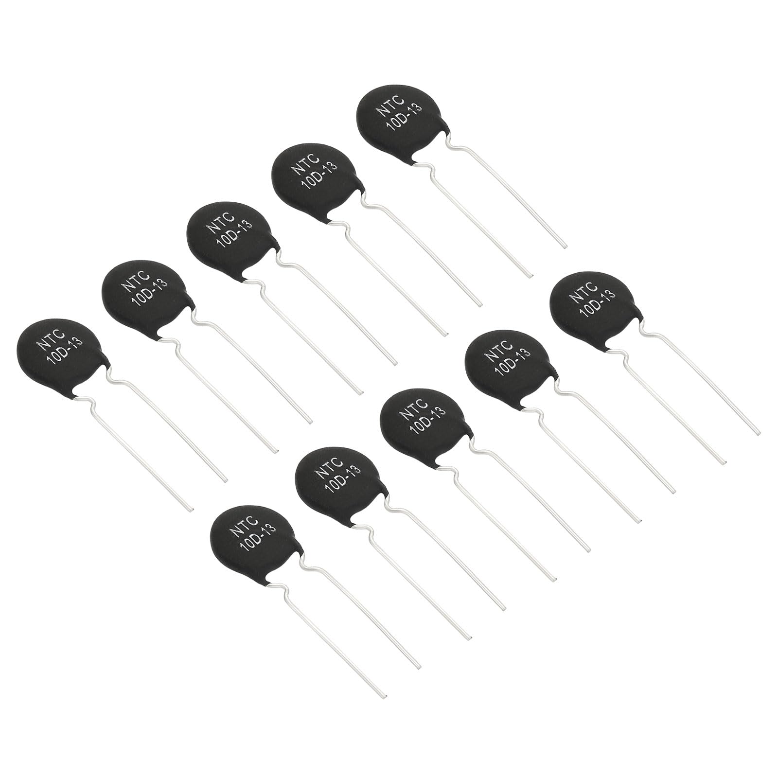 PATIKIL NTC Thermistoren Widerstände 10Stk 10 Ohm NTC10D-13 Hochempfindlicher Strombegrenzer Temperatursensor für Messung Temperatur Schwarz PATIKIL NTC Thermistoren Widerstände 10Stk 10 Ohm NTC10D-13 Hochempfindlicher Strombegrenzer Temperatursensor für Messung Temperatur Schwarz von PATIKIL