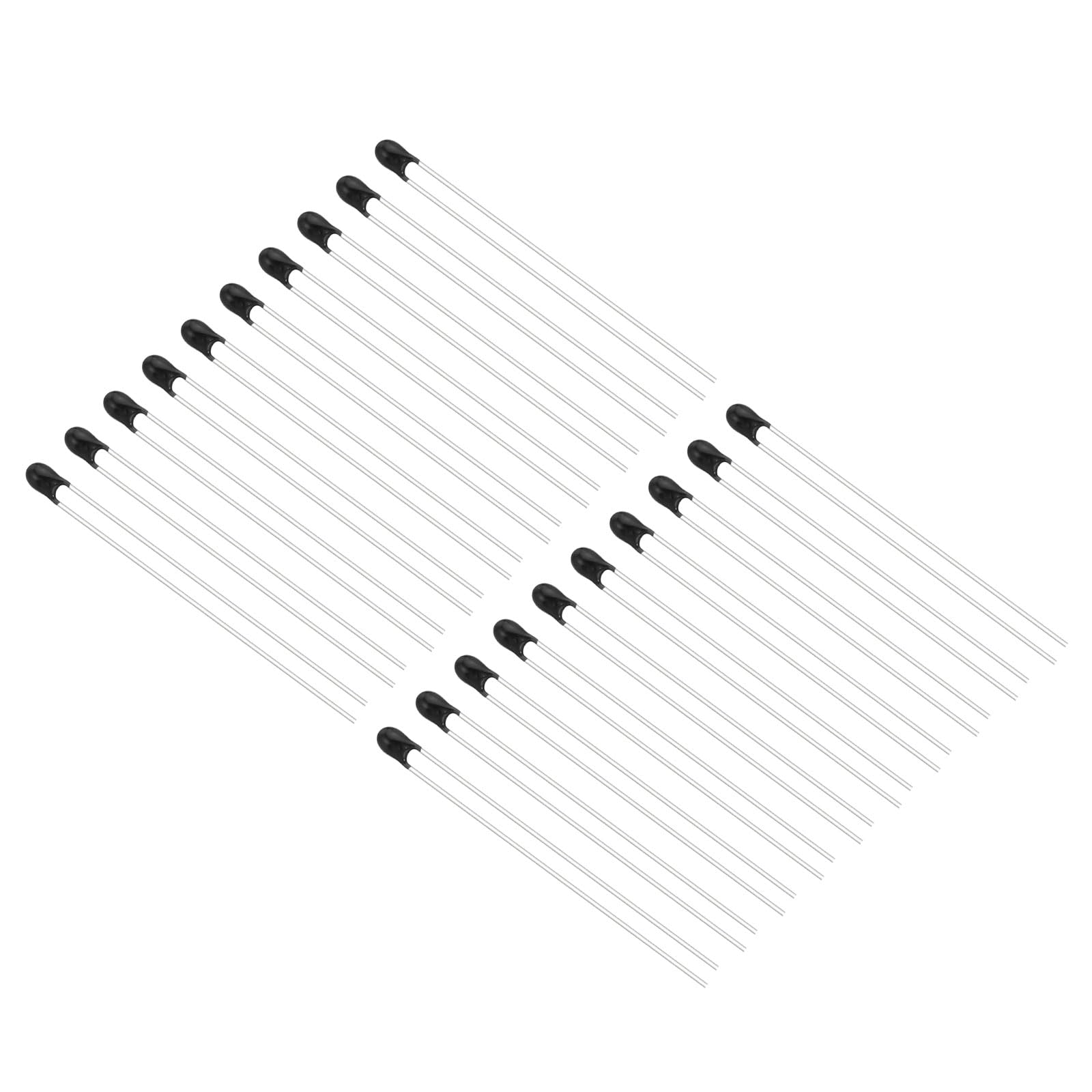 PATIKIL NTC Thermistoren Widerstände 20Stk 10K Ohm MF52-103 5% Genauigkeit Hochempfindlicher Strombegrenzer Temperatursensor für Messung Temperatur Schwarz PATIKIL NTC Thermistoren Widerstände 20Stk 10K Ohm MF52-103 5% Genauigkeit Hochempfindlicher Strombegrenzer Temperatursensor für Messung Temperatur Schwarz von PATIKIL