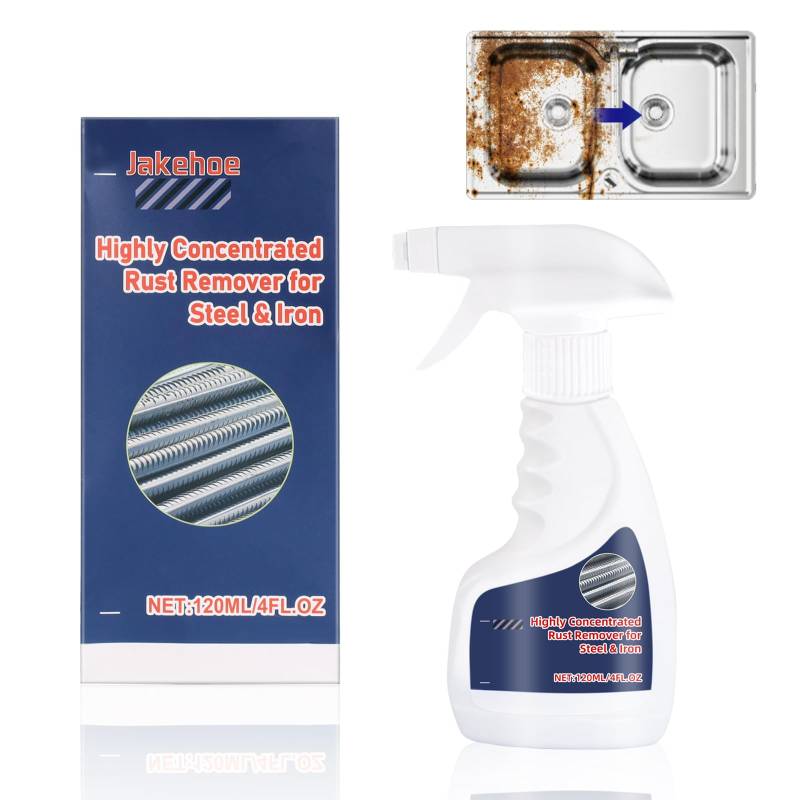 PAYFULLY Rostentferner, 120ml Starkes Rostlöser Spray, Leistungsstarker Rostentferner Metall, Multifunktionaler Rust Remover für Auto, Metallwerkzeuge, Metalloberflächen von PAYFULLY