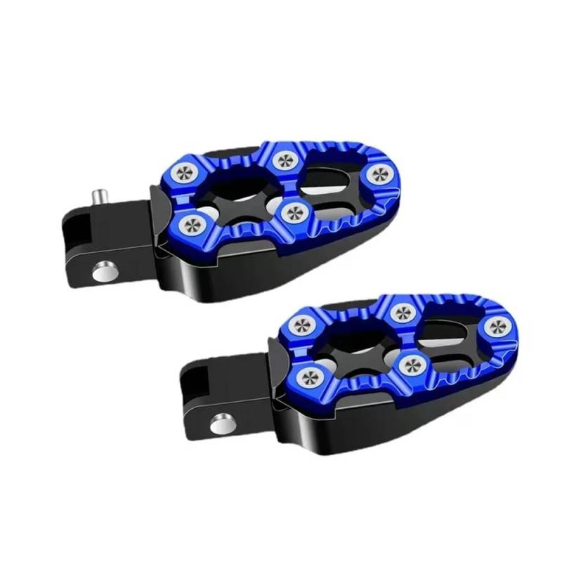 Motorrad Fußpedal 1 Paar Universal-Fußpedale, Winkelverstellbar Für Motorrad-Fußstützen, Fußrasten, Motorrad-Fußrasten-Pedal von PDANBD