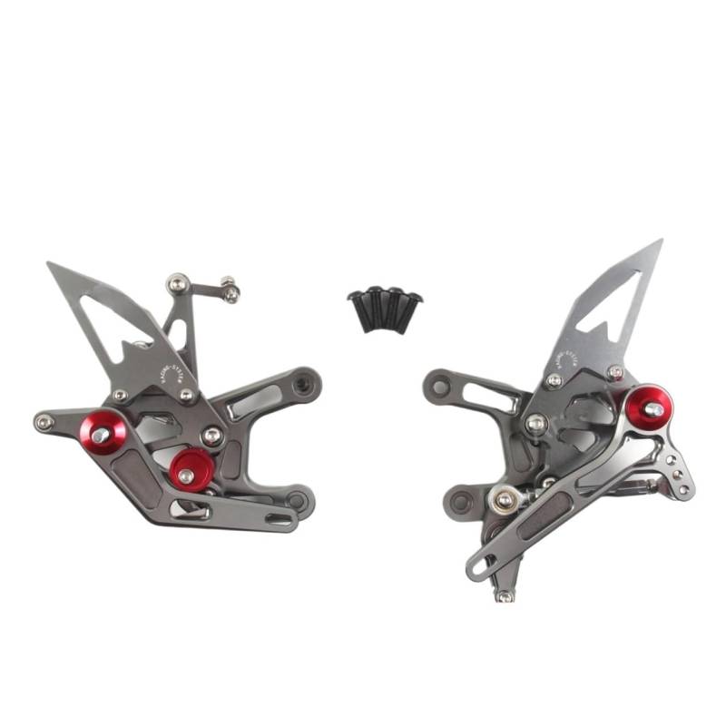 Motorrad Fußpedal Einstellbare Fußrastenanlage Für ZX10R / ZX1000 / ABS 2021 2022 2023 2024 ZX-10R ZX 1000 Fahrer-Fußrasten-Fußrasten von PDANBD
