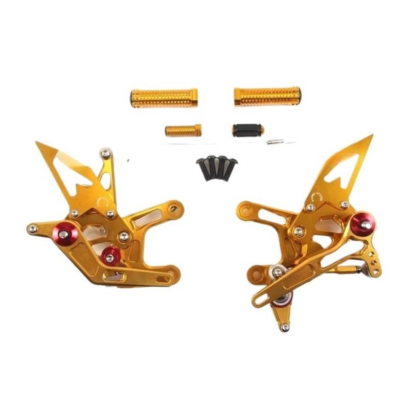 Motorrad Fußpedal Einstellbare Fußrastenanlage Für ZX10R / ZX1000 / ABS 2021 2022 2023 2024 ZX-10R ZX 1000 Fahrer-Fußrasten-Fußrasten von PDANBD