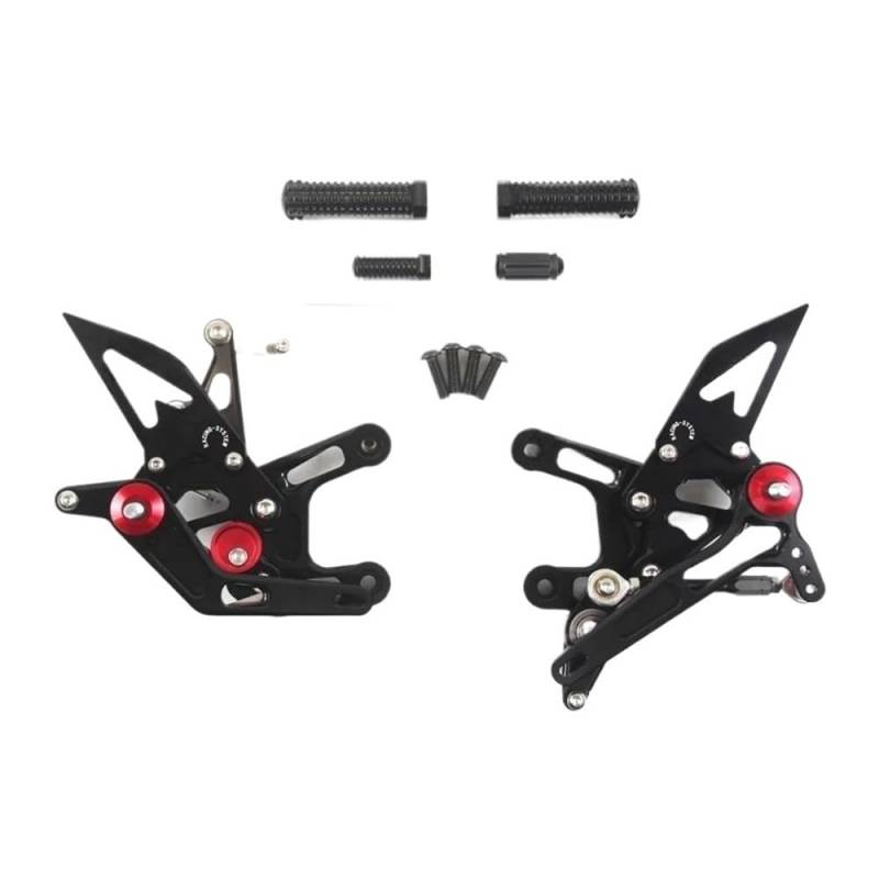 Motorrad Fußpedal Einstellbare Fußrastenanlage Für ZX10R / ZX1000 / ABS 2021 2022 2023 2024 ZX-10R ZX 1000 Fahrer-Fußrasten-Fußrasten von PDANBD