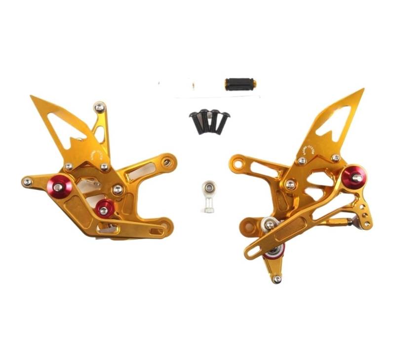 Motorrad Fußpedal Einstellbare Fußrastenanlage Für ZX10R / ZX1000 / ABS 2021 2022 2023 2024 ZX-10R ZX 1000 Fahrer-Fußrasten-Fußrasten von PDANBD
