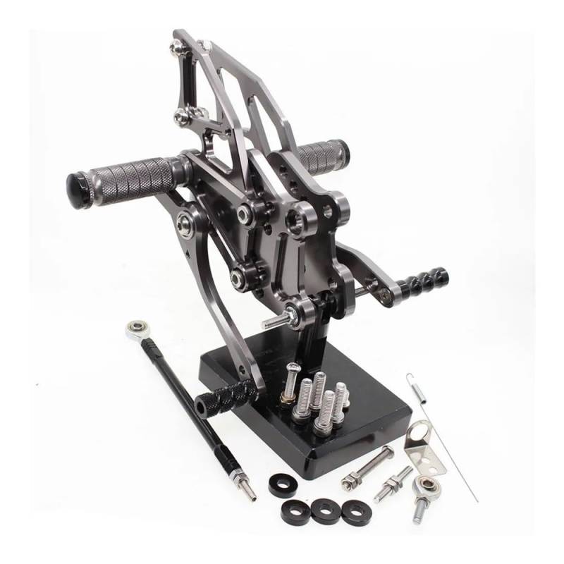 Motorrad Fußpedal FÜR YZF R3 MT03 2014-2023 Motorrad Fußrastenanlage Hinten Sets Fußrasten Pedal Fußstütze Motorrad Fußstütze Peg Pedal von PDANBD