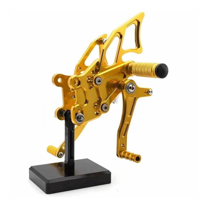 Motorrad Fußpedal FÜR YZF R3 MT03 2014-2023 Motorrad Fußrastenanlage Hinten Sets Fußrasten Pedal Fußstütze Motorrad Fußstütze Peg Pedal von PDANBD
