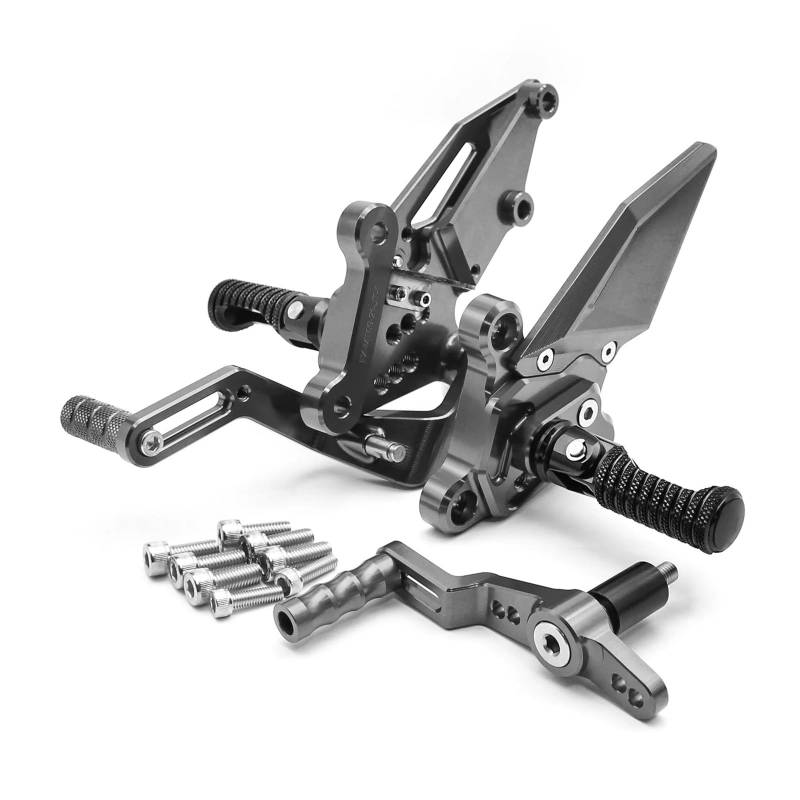 Motorrad Fußpedal FÜR Yam&aha MT-09 MT09 V3 FZ-09 FZ09 MT 09 2021 2022 2023 2024 Fußrastenanlage Fußrasten Fußstütze Hinten Set Fußrasten Pedal von PDANBD