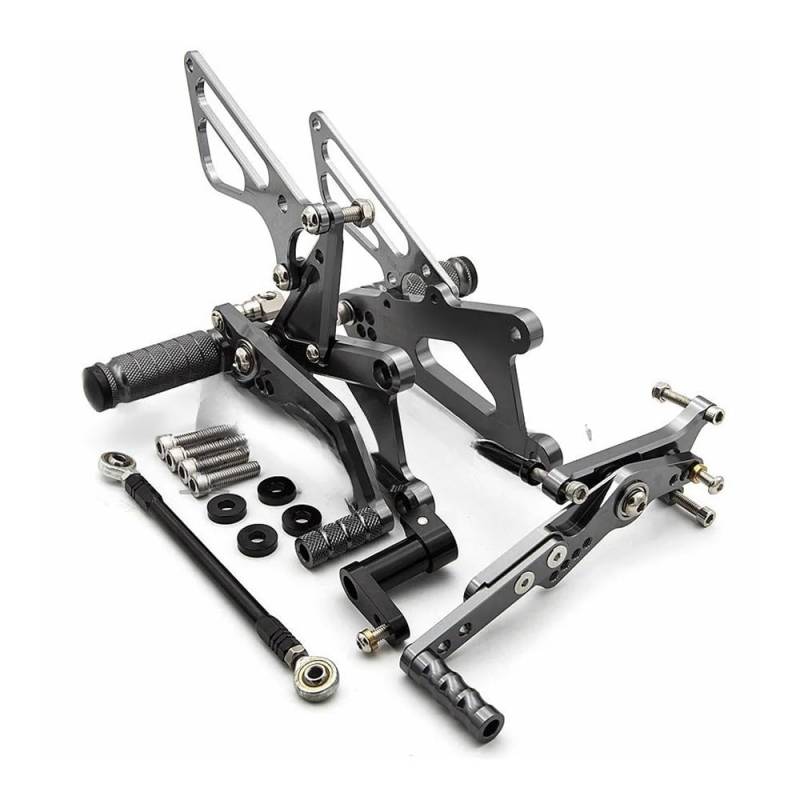 Motorrad Fußpedal Für Street Triple 765 R/S/RS 2017-2024 Daytona 765 19-22 Motorrad GP Fußrastenanlage Hinten Set Fußrasten Fußstütze Fuß Pedal von PDANBD