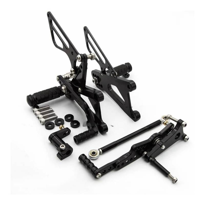 Motorrad Fußpedal Für Street Triple 765 R/S/RS 2017-2024 Daytona 765 19-22 Motorrad GP Fußrastenanlage Hinten Set Fußrasten Fußstütze Fuß Pedal von PDANBD