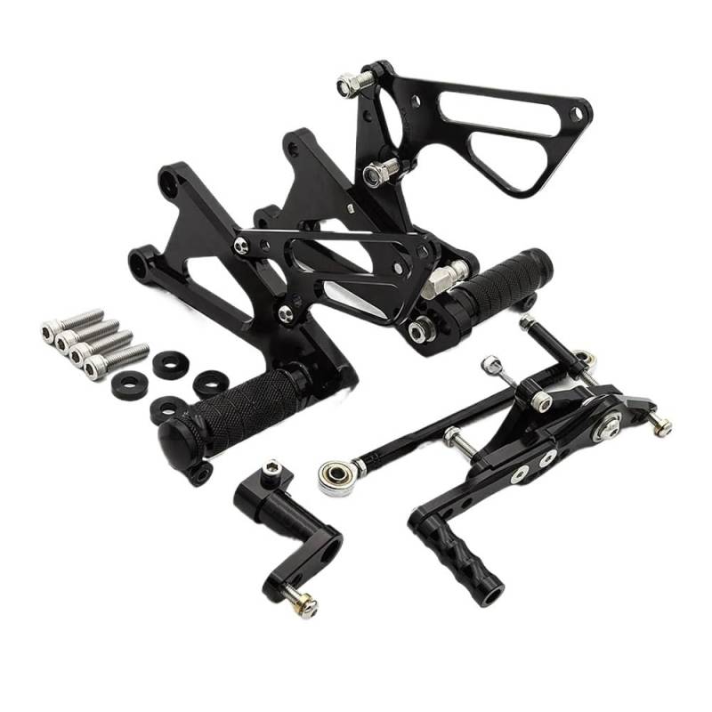 Motorrad Fußpedal Für Street Triple 765 RS RS 765RS 2017 2018 2019 2020 2021 2022 Motorrad Fußrastenanlage Hinten Set Fußrasten Fußstütze Fuß Pedal von PDANBD
