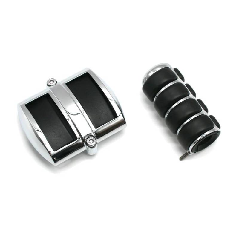 Motorrad Fußpedal Motorrad Getriebe Shift Pedal Abdeckung Hinten Bremsbelag Abdeckung Fußrasten Für Yam&aha Für V-Star Cl&assic 650 950 1100 1300 2009-2012 von PDANBD