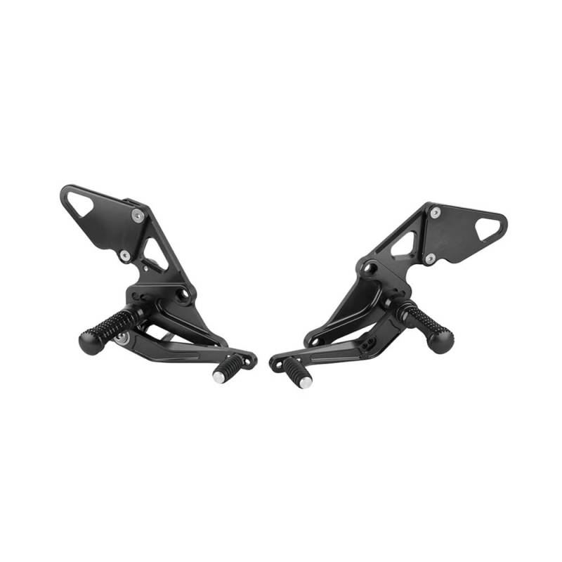 Motorrad Fußpedal Motorrad Hinten Fußstütze Pedal Für Yam&aha MT07 FZ07 MT-07 FZ-07 MT FZ 07 2013-2019 2020 Einstellbare Fußrasten Pedale Zubehör von PDANBD