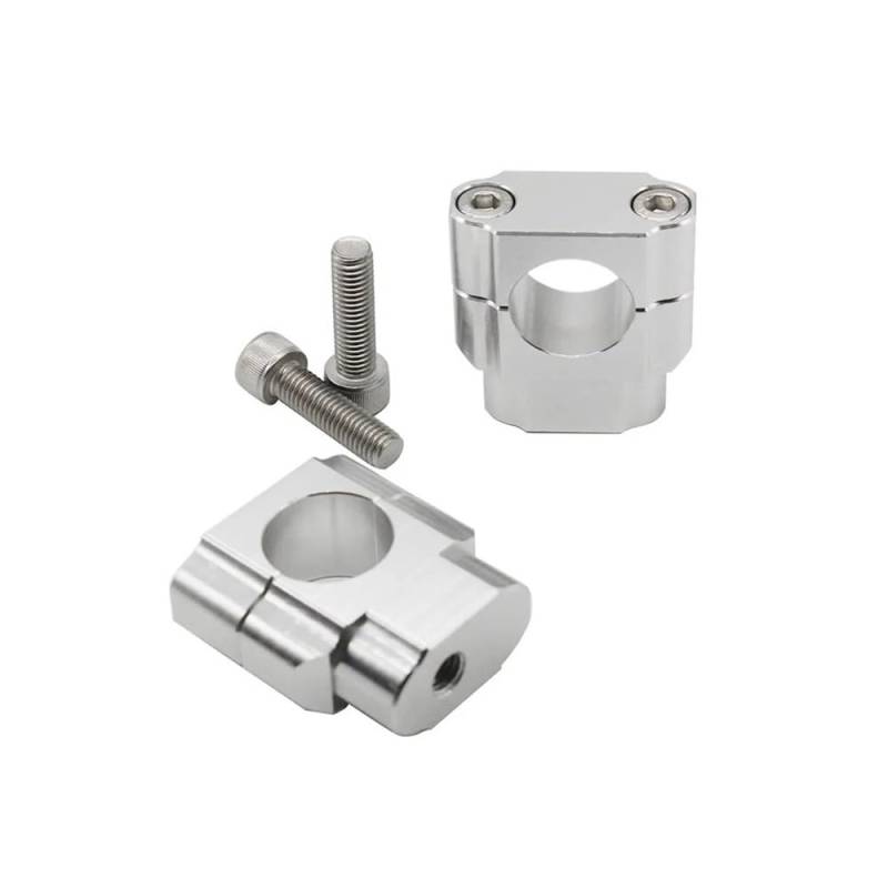 Motorrad Lenkerklemmen Motorrad Lenker Fat Bar Riser Mount Clamp Adapter Riser 7/8 "- 1 1/8" Für CRF YZF KXF KLX EXC SX SXF von PDANBD