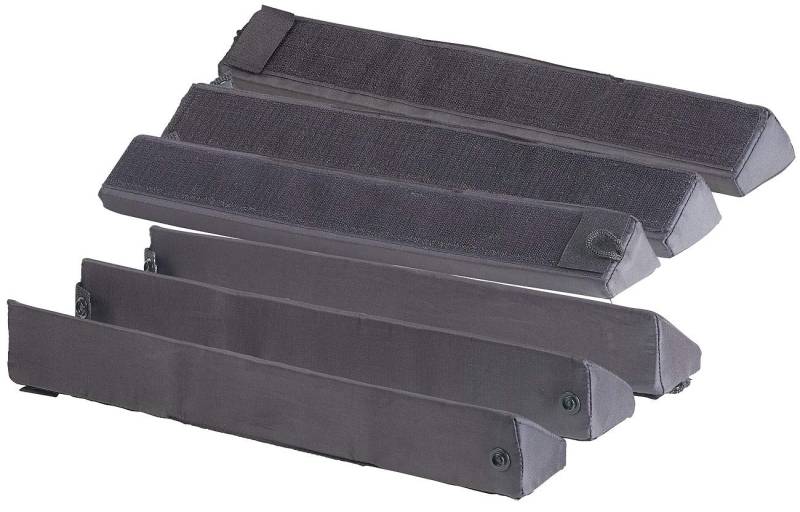 PEARL Kofferraumhalterung: 2er Pack Kofferraum-Gepäckfixierung aus Schaumstoff/Nylon,3-teilig (Kofferraum Halter, Gepäcksicherung, Befestigungssysteme) von PEARL
