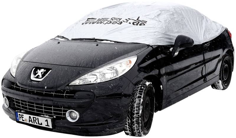 PEARL Autogarage: Premium Auto-Halbgarage für Kompaktklasse, 290 x 140 x 45 cm (Halbgarage Seat Ibiza, VW Beetle Cabrio, Winterschutz Hauben) von PEARL