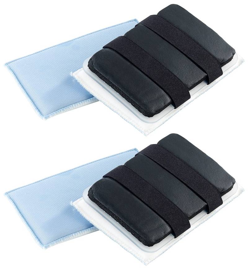 PEARL Autos Scheibenreiniger: Mikrofaser-Windschutzscheiben-Wunder mit Handschlaufe, 2er-Set (Fensterputzer für Autoscheiben, Mikrofaser Scheiben-Wunder, Windschutzscheibe) von PEARL