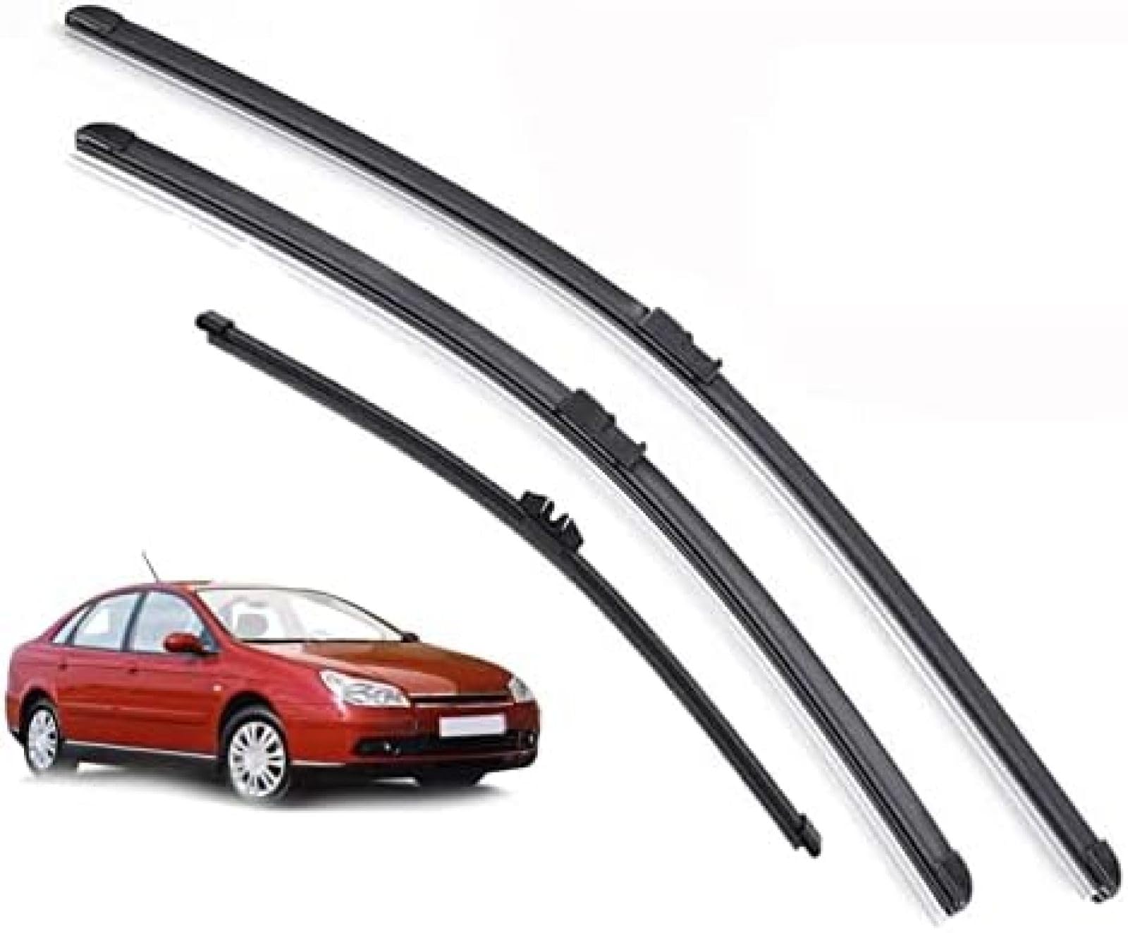, Für Citroen C5 MK1 Schrägheck 2004-2007 Scheibenwischer LHD Vorne und Hinten Wischerblätter Set Windschutzscheibe Windschutzscheibe Fenster 26" 19" 15" Scheibenwischer , Für Citroen C5 MK1 Schrägheck 2004-2007 Scheibenwischer LHD Vorne und Hinten Wischerblätter Set Windschutzscheibe Windschutzscheibe Fenster 26" 19" 15" Scheibenwischer von PEBKYFA