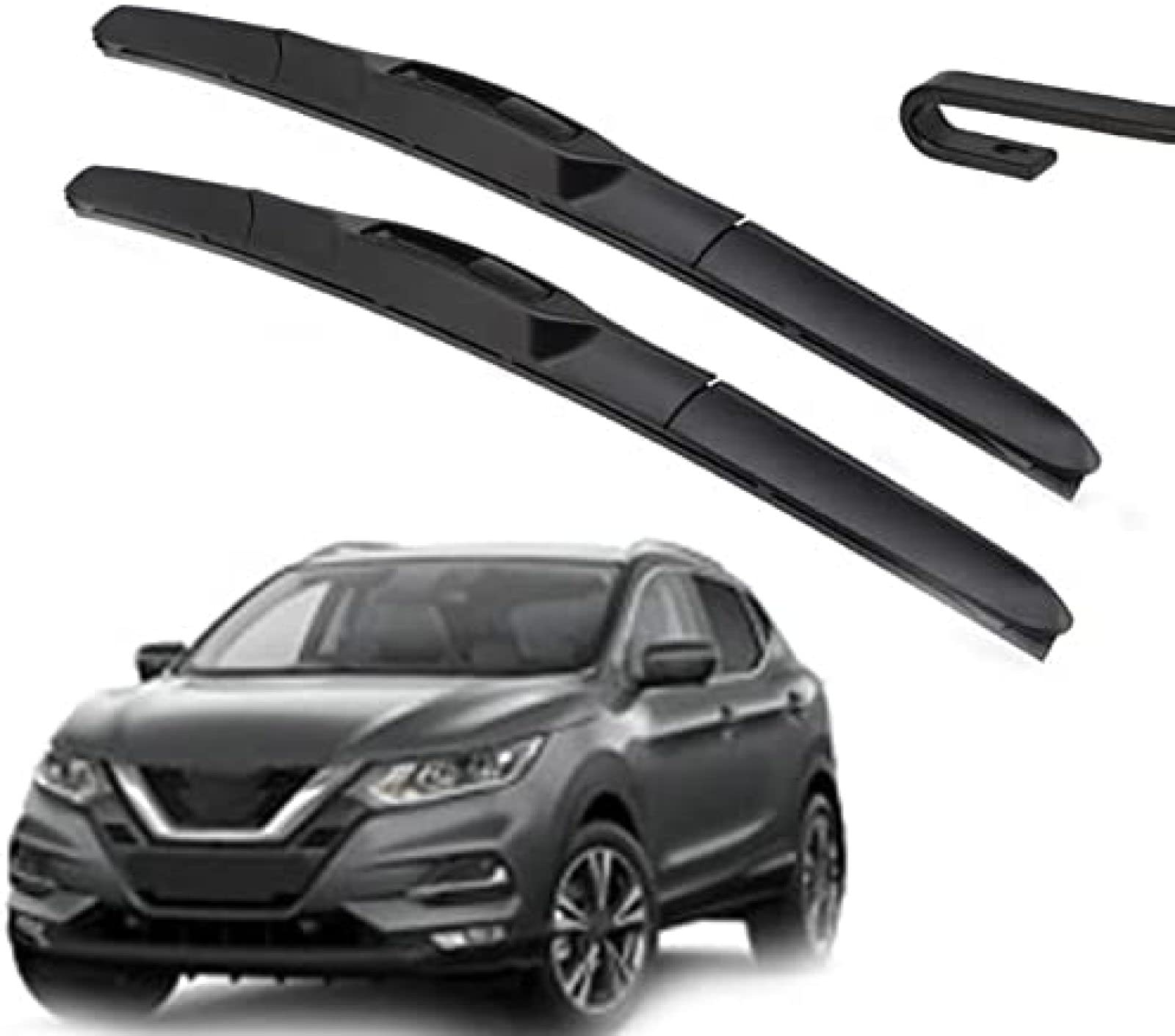 Scheibenwischer Teile 2 Stück Auto Frontscheibenwischerblätter Set für Nissan für Qashqai J11 2014 2015 2016 2017 2018 2019 2020 2021 26 "+ 16" Scheibenwischerblätter Scheibenwischer Teile 2 Stück Auto Frontscheibenwischerblätter Set für Nissan für Qashqai J11 2014 2015 2016 2017 2018 2019 2020 2021 26 "+ 16" Scheibenwischerblätter von PEBKYFA