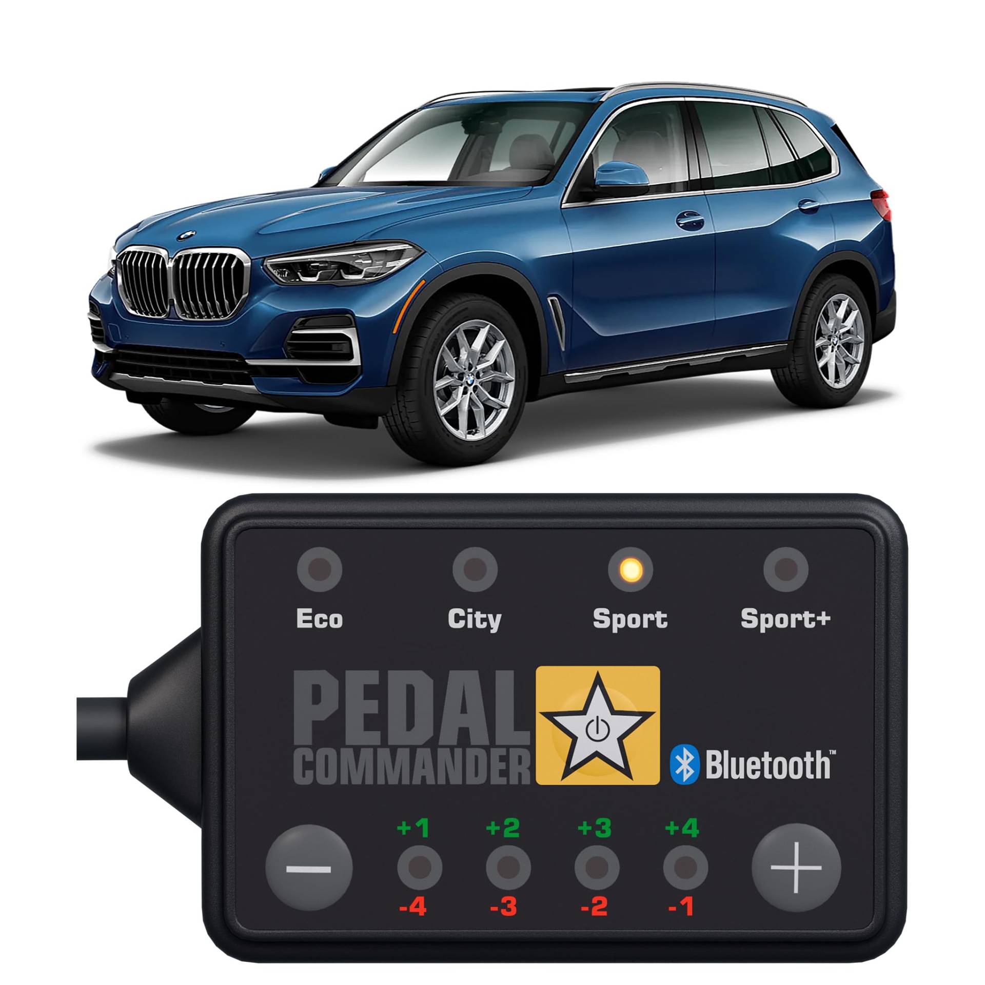 PEDAL COMMANDER für BMW X5er 2000+ E53 E70 F15 F85 G05 xDrive40i xDrive30d xDrive40d M50i und alle anderen Modelle Benzin und Diesel - GasPedal Tuning Zubehör von PEDAL COMMANDER