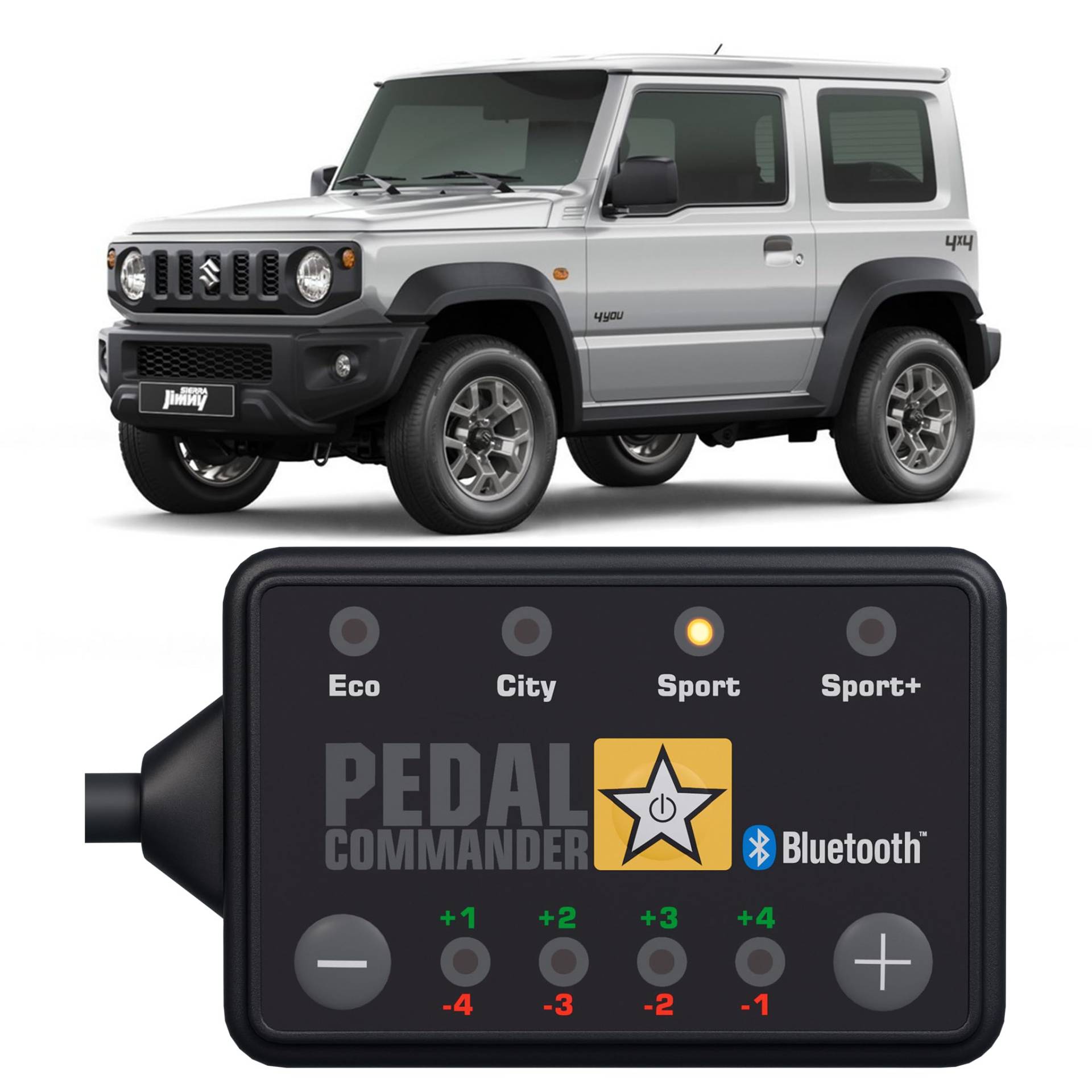 PEDAL COMMANDER für Suzuki Jimny 2018+ Base Modelle SZ4 SZ5 1.5L - GasPedal Tuning Zubehör von PEDAL COMMANDER