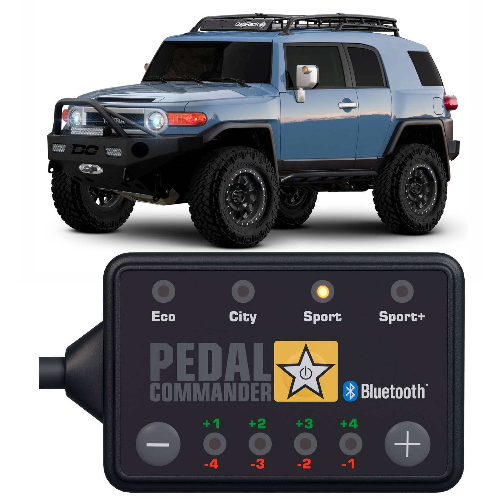 PEDAL COMMANDER für Toyota FJ Cruiser 2006-2016 2WD 4WD TRD Convenience Package Upgrade Package 1 Upgrade Package 2 und alle anderen Modelle 4L V6 Nur Benzin - GasPedal Tuning Zubehör von PEDAL COMMANDER