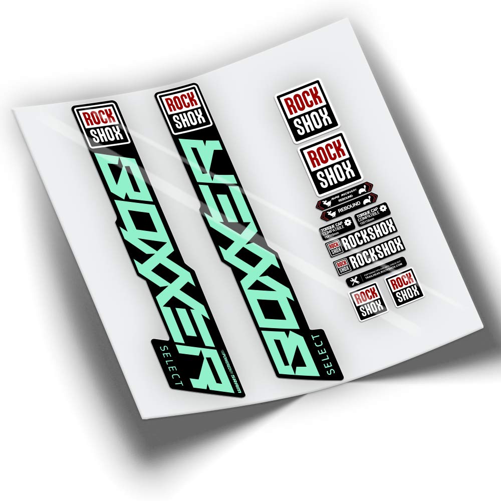 Aufkleber Gabel RockSHOX BOXXER Select 2021 Farben WP382 Minzgrün Aufkleber Gabel RockSHOX BOXXER Select 2021 Farben WP382 Minzgrün von PEGATINEA
