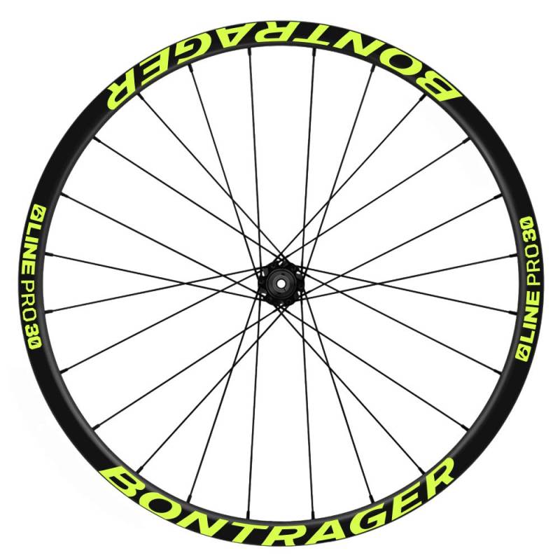 BONTRAGER Line Pro 30 WH66 Felgenaufkleber, Neongelb von PEGATINEA