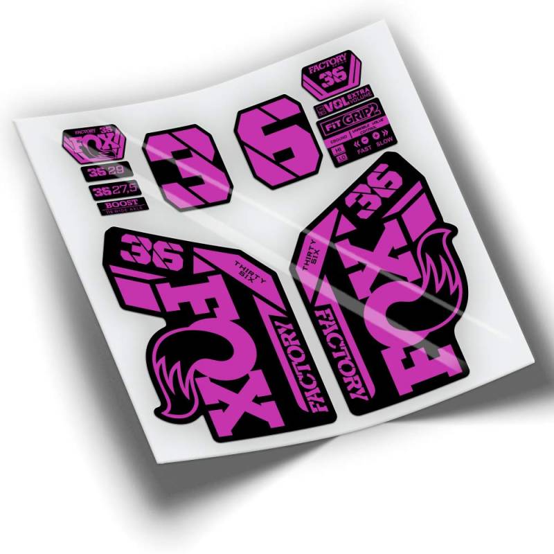 Fox 36 Factory 2021 Farben WP425 Fuchsia von PEGATINEA