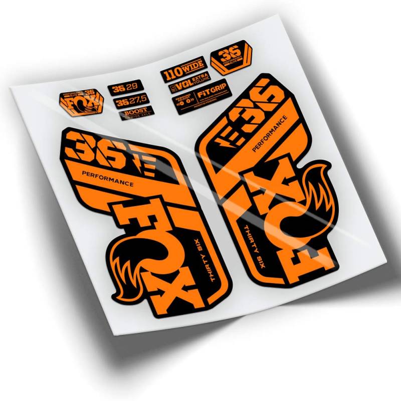 Fox 36 Performance 2021 Farben WP431 Orange von PEGATINEA