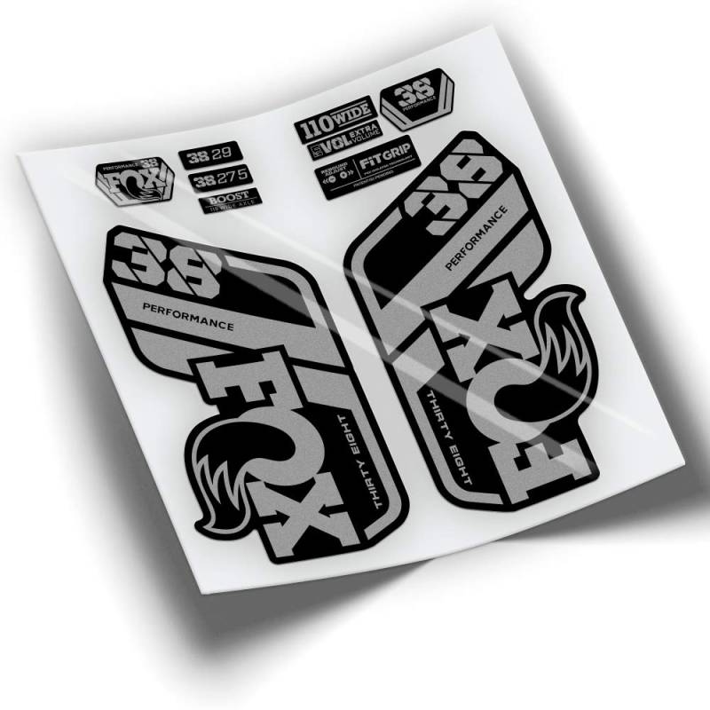 Fox 38 Performance 2021 Farben WP439 Silber von PEGATINEA