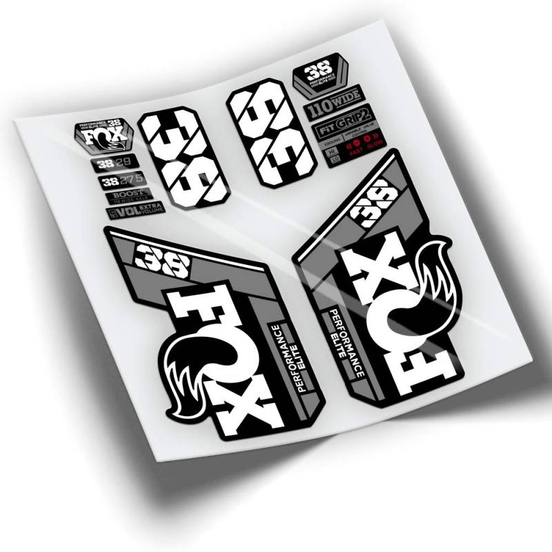 Fox 38 Performance Elite 2021 Bicolor WP434 Weiß 010 von PEGATINEA