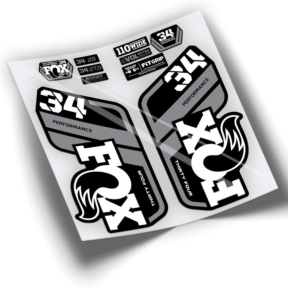 Gabelaufkleber Fox 34 Performance 2021 Bicolor WP416 weiß 010 Gabelaufkleber Fox 34 Performance 2021 Bicolor WP416 weiß 010 von PEGATINEA